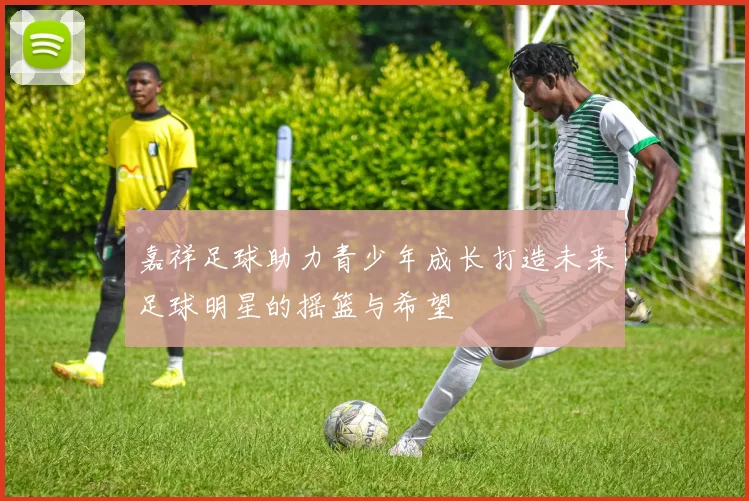 嘉祥足球助力青少年成长打造未来足球明星的摇篮与希望